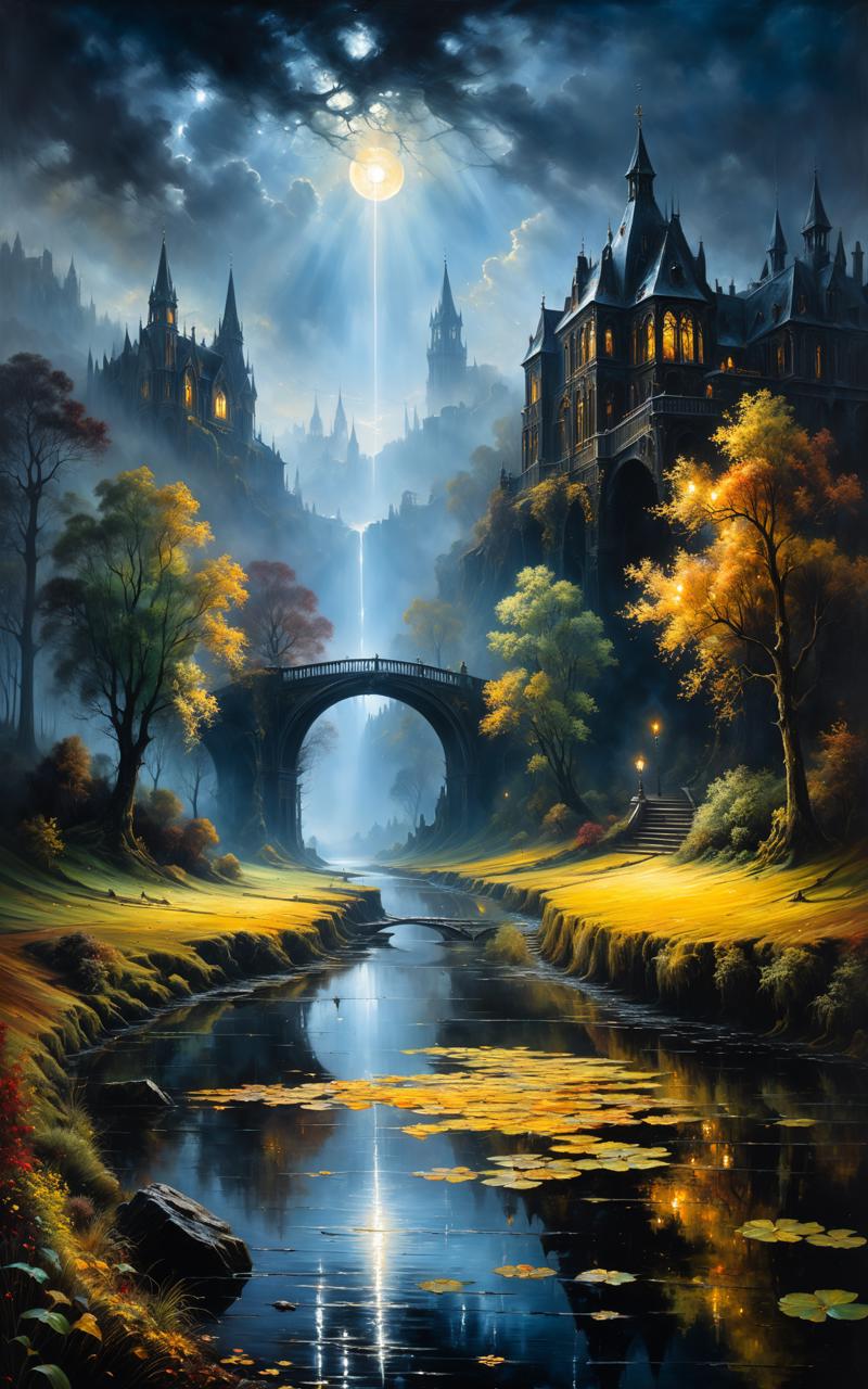 06193-2911246942-Fantastic Realism art style, beautiful angle in haven park, uhd crisp and intricately detailed artwork, dark September landscape.png